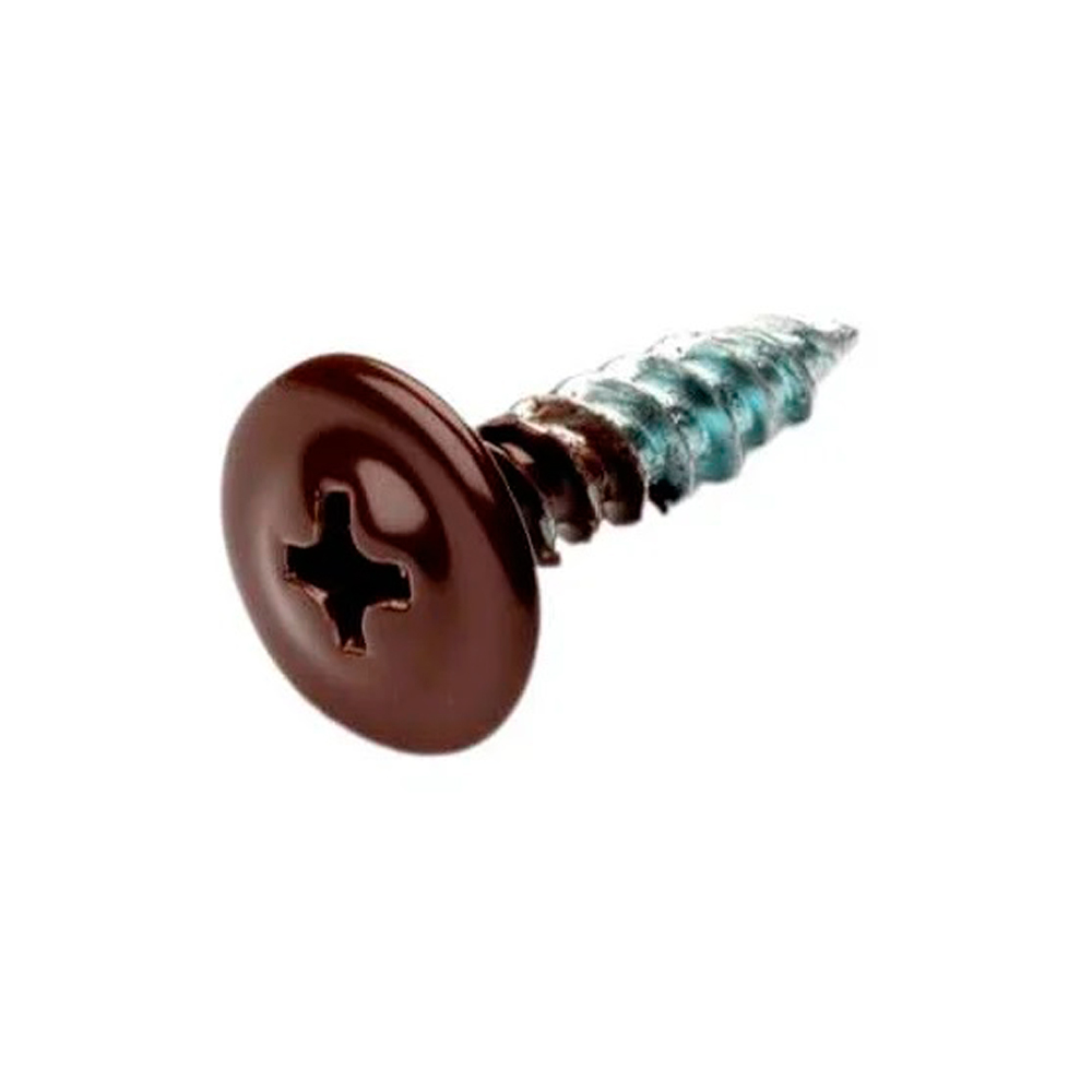 Саморезы с прессшайбой RAL 8017 (шоколад) 4,2х19