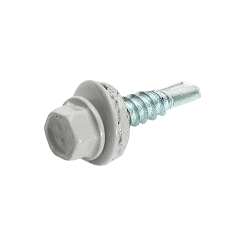 Саморез кровельный 4,8х29 RAL 7004 (Сигнально-серый)