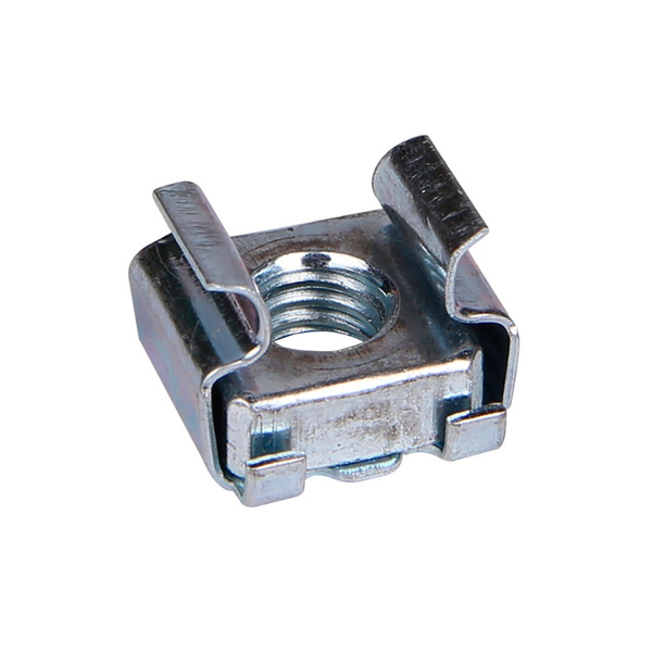 Гайка М6 закладная (клетьевая) SMG 956-А квадрат 9,5 мм, для установки в металл толщиной 0,7-1,6 мм