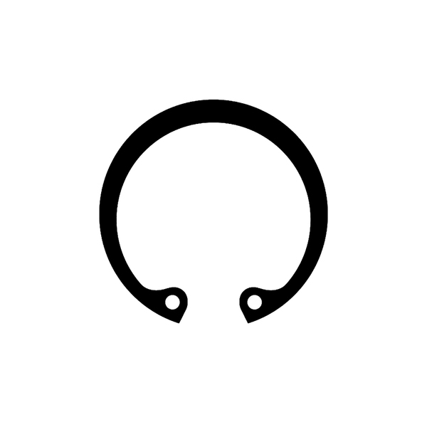 Кольцо стопорное внутреннее DIN 472 сталь 100