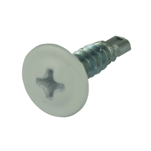 Саморезы с прессшайбой сверло RAL 9003 (белый) 4,2х16