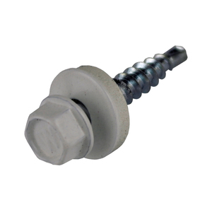 Саморез кровельный 4,8х35 RAL 9003  (Сигнально-белый)