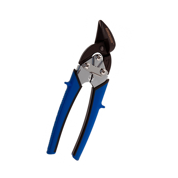 Ножницы по металлу "PIRANHA" 185 мм, прямой и правый рез, ст.-CrM, двухкомп.рук., GROSS