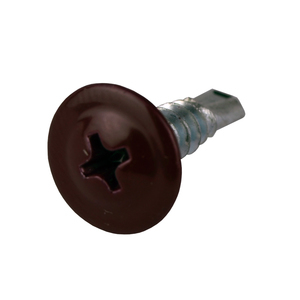 Саморезы с прессшайбой сверло RAL 3005 (темное вино) 4,2х16