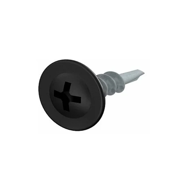 Саморезы с прессшайбой RAL 9005 (черный) 4,2х19