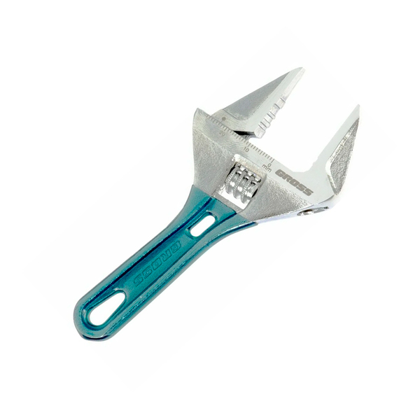 Ключ разводной 120 мм, CrV, укороченная ручка, Gross