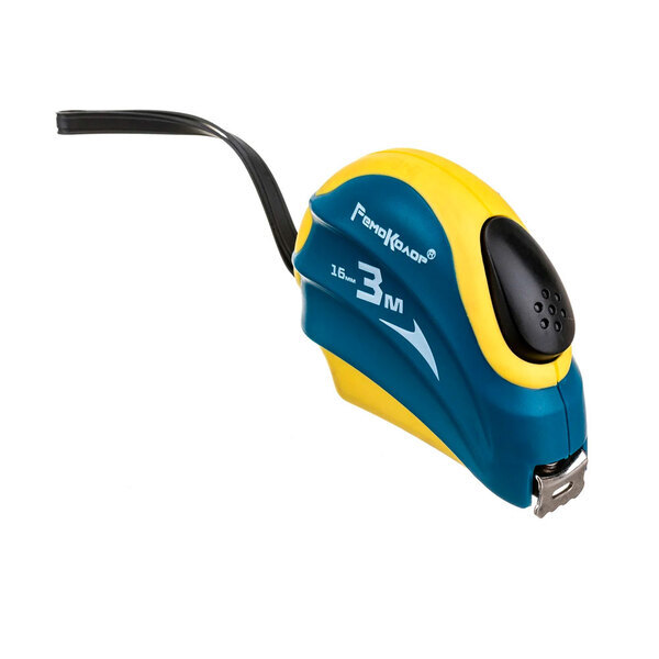 Рулетка "Remospace" 3 м / 16 мм корпус ABS-пластик+резин. вставки,усиленная лента, автостоп