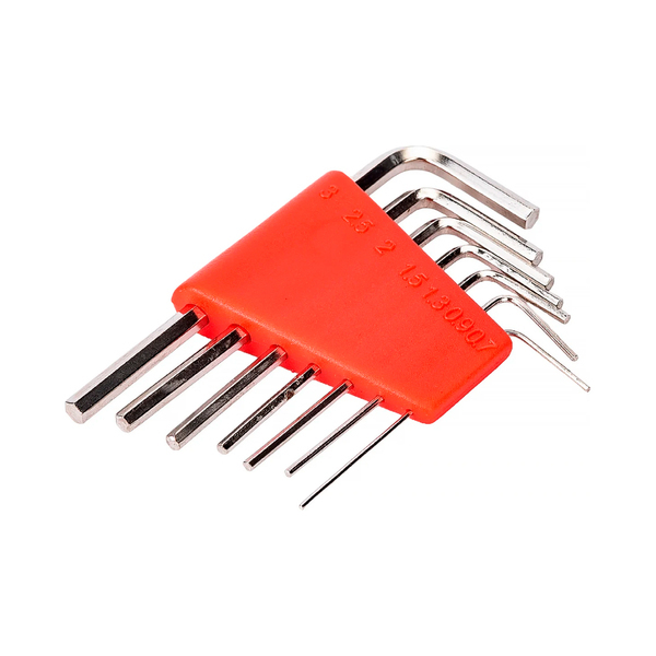 Ключи шестигранные CrV 7шт в пластиковом держателе, FIT