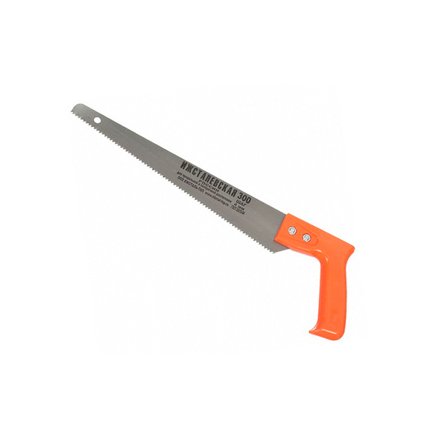 Ножовка столярная пластмассовая ручка, 300 мм, шаг зуба 4 мм