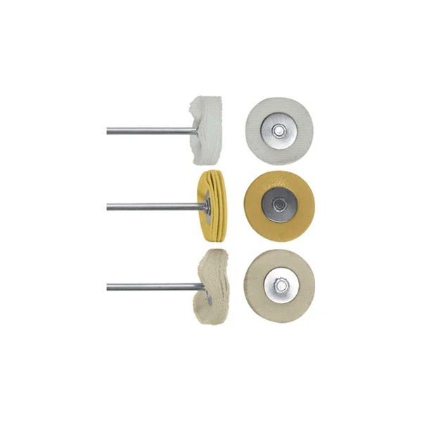 Круги полировочные, набор 3шт., FIT