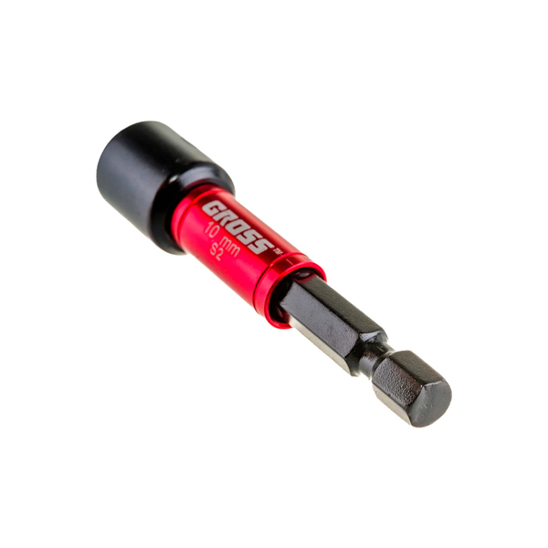 Бита с торцевой головкой, магнит, Nut-Driver, 10 мм, S2 Gross