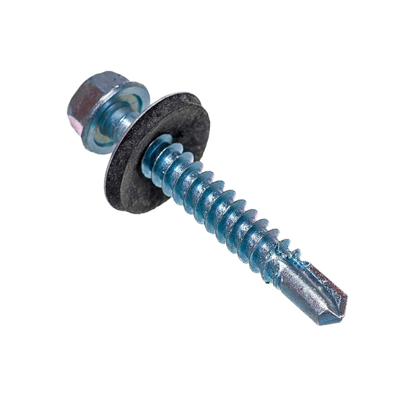 Саморез кровельный оцин. КРс ZP P#5 5,5х38 удл. сверло