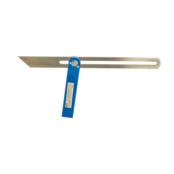 Угломер -шаблон (малка), алюминиевая ручка 300 мм, КУРС