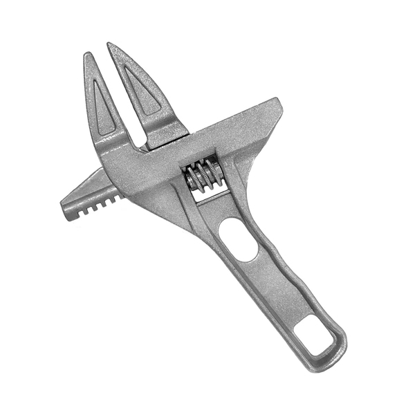 Ключ разводной сантехнический 200 мм VERTEXTOOLS увеличеный диапазон раскрытия 16-68 мм