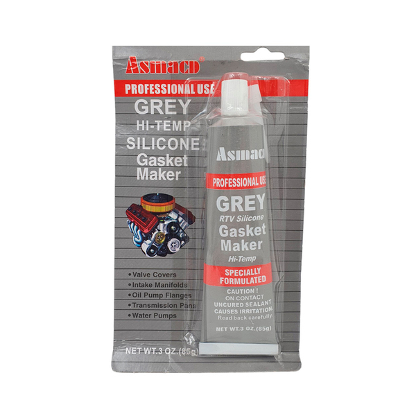 Герметик силикон. автомобильный серый Asmacd