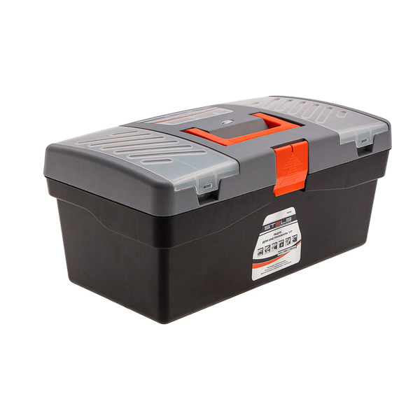 Ящик для инструмента 17", 420 х 220 х 180 мм, пластик, Россия, Stels