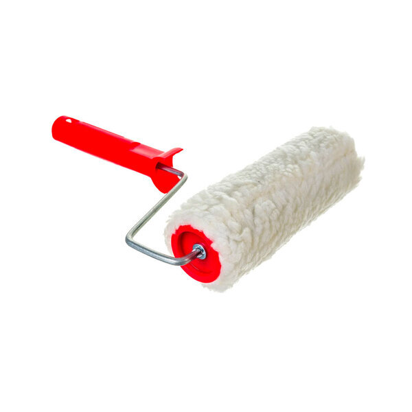 Валик "Натуральный мех", в сборе, 200 мм, D – 48 мм, D ручки – 6 мм, крепление шплинтом, Сибртех