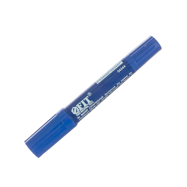 Маркер строительный перманентный тонкий 1 мм, удлиненное перо, красный FIT