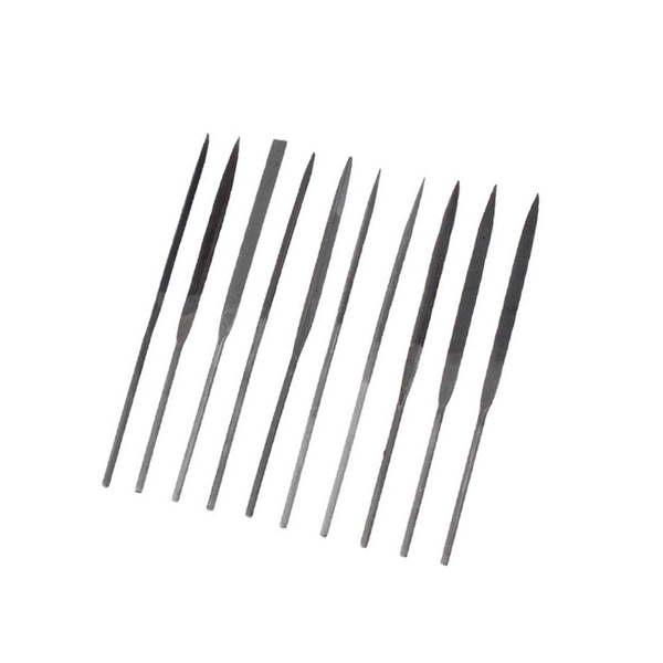 Набор надфилей 10 предметов, 3x140 мм