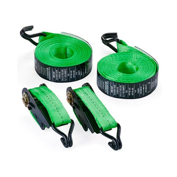 Ремень стяжной (25 мм, 1т, 6 м) HITCH RS REGULAR, комплект 2 шт