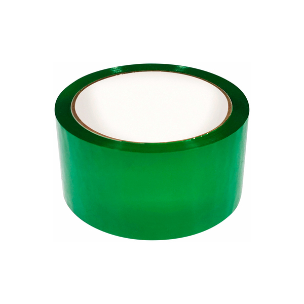 Клейкая лента упаковочная 48 мм * 50 м * 45 мкм зелёный TECHROLL