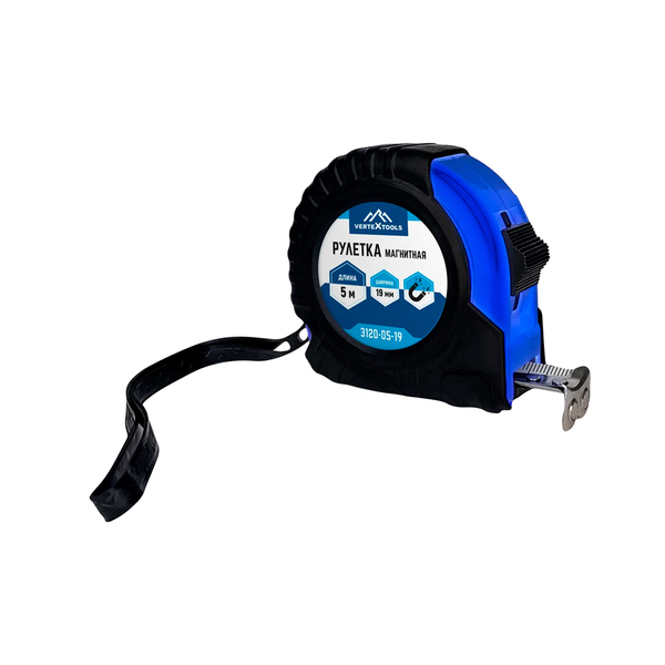 Рулетка магнитная 5мХ19 мм