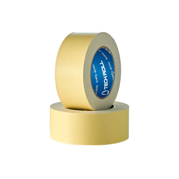 Двусторонняя клейкая лента на вспененной основе 19 мм х 10м TECHROLL