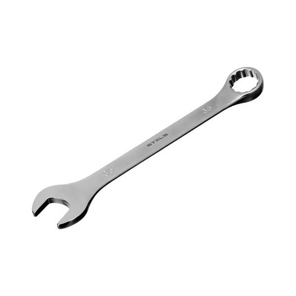 Ключ комбинированный, 36 мм, CrV, матовый хром, STELS