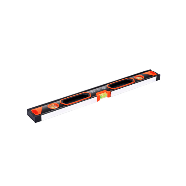 Уровень алюминиевый PRO, двухкомпонентные ручки, 3 глазка, точность 0,5мм/м, 1000 мм, толщ. 1,2 мм