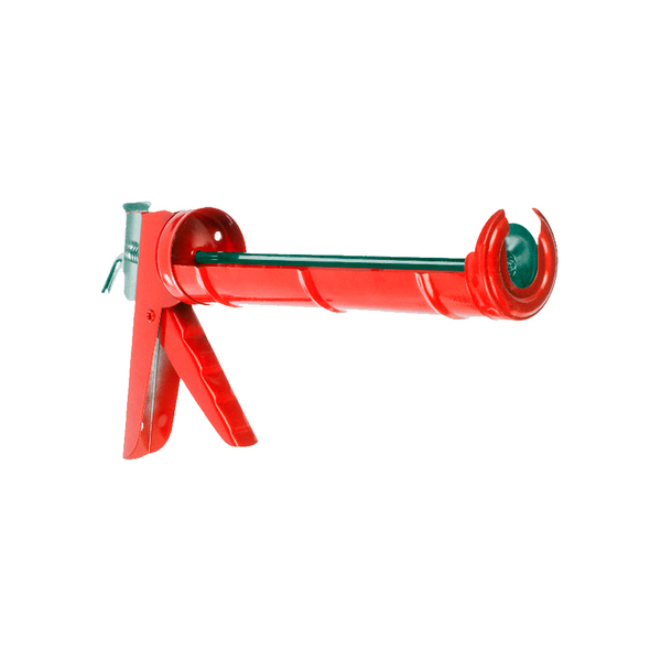 Пистолет для герметиков, полукорпусный 9", гладкий шток (Hobbi)