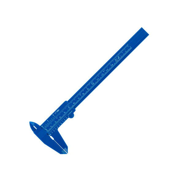 Штангенциркуль пластиковый 150 мм/0,2мм, MOS