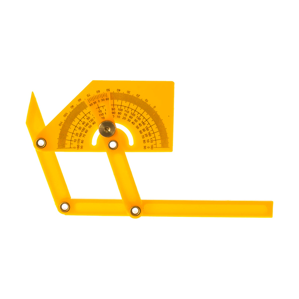 Угломер - квадрант 180 гр. пластиковый 90х155 мм, FIT