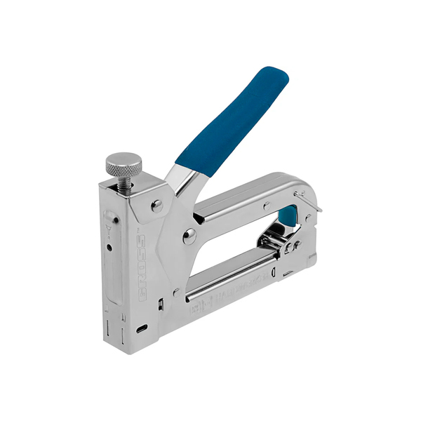 Степлер мебельный регулируемый (Handwerker), стальной корпус, тип скобы 53, 4-14 мм, GROSS