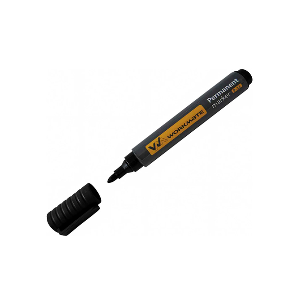 Маркер перманентный, пулевидный, наконечник 3,0 мм, цвет черный