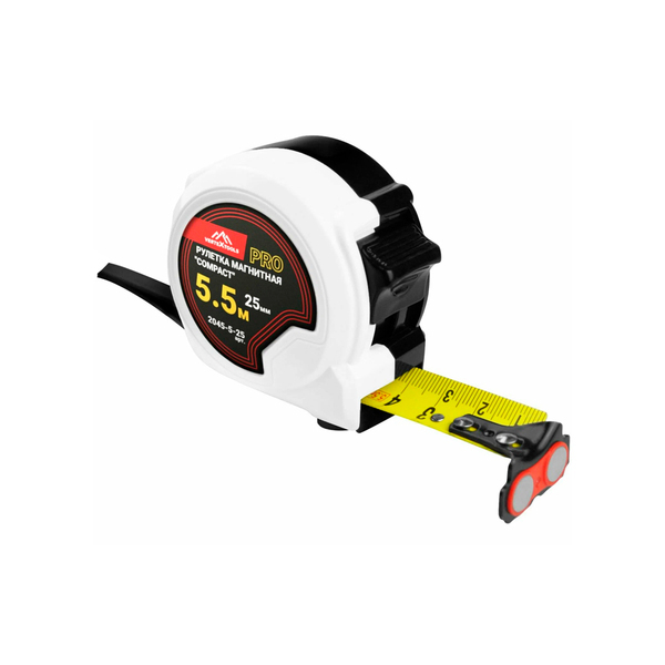 Рулетка магнитная 5,5х25 мм VERTEXTOOLS "СОМРАСТ"