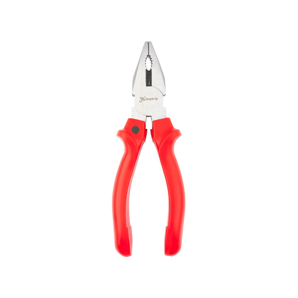 Плоскогубцы, Standart, 160 мм, комбинированные шлифованные, пластмассовые рукоятки, Matrix
