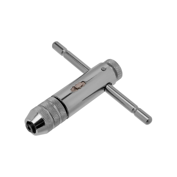 Вороток для метчиков М3 - М8 хромированный, с трещеткой, Matrix