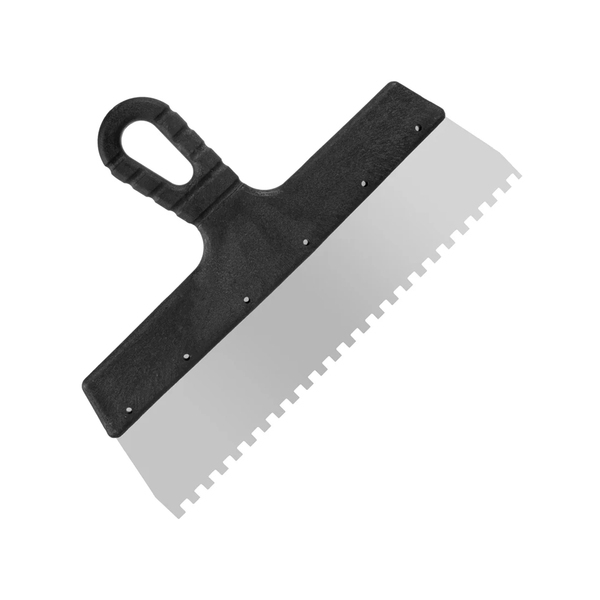 Шпатель фасадный "Мастер", зубчатый, 300 мм зуб 6х6, Hobbi