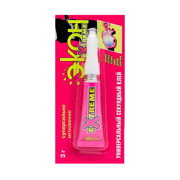 Клей-гель секундный "ЭКОН Экстрим", 3 г 
