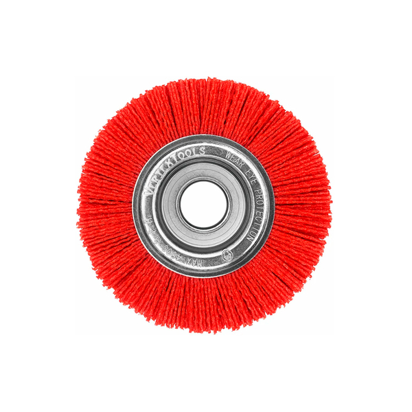 Щетка нейлоновая плоская для УШМ 125 мм VERTEXTOOLS