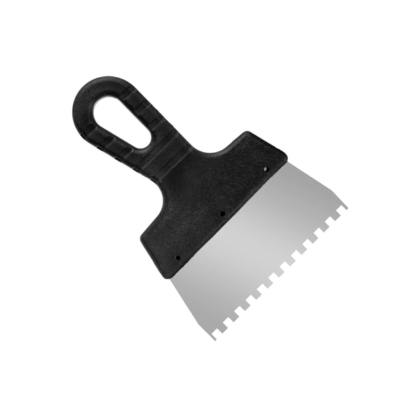 Шпатель фасадный "Мастер", зубчатый, 150 мм зуб 6х6, Hobbi