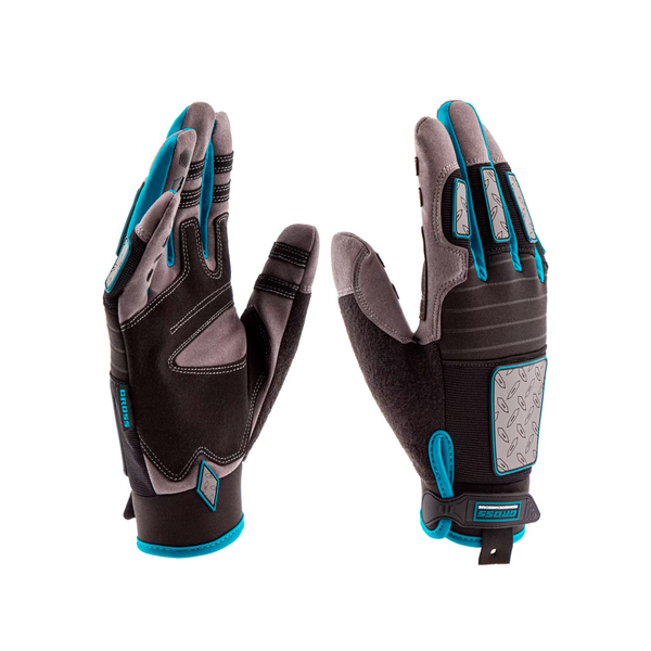 Перчатки универсальные, усиленные, с защ. накладками, DELUXE, L, Gross