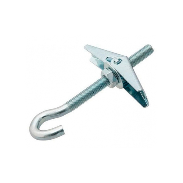 Складной пружинный дюбель с крючком М4х100