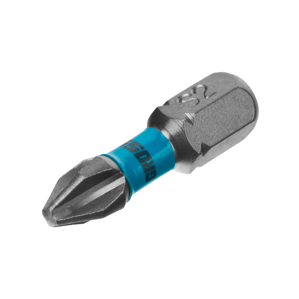 Набор бит торсионных РН2х25 мм, для ударных шуруповертов, 10 шт., GROSS