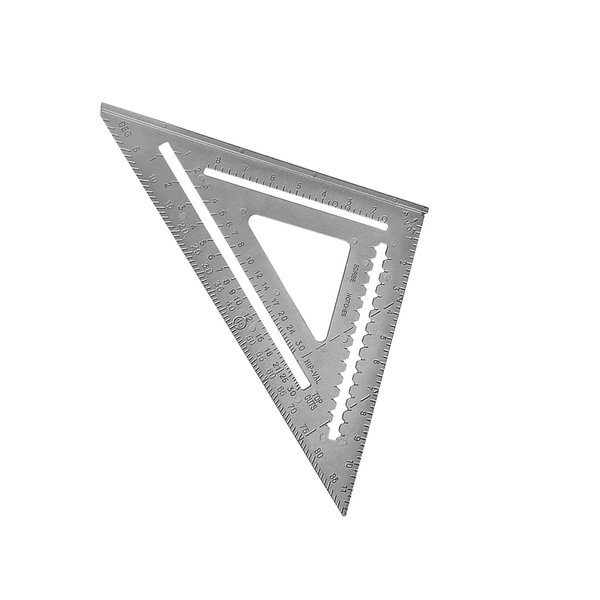 Угольник столярный плотника, алюминиевый 300 мм, VERTEXTOOLS