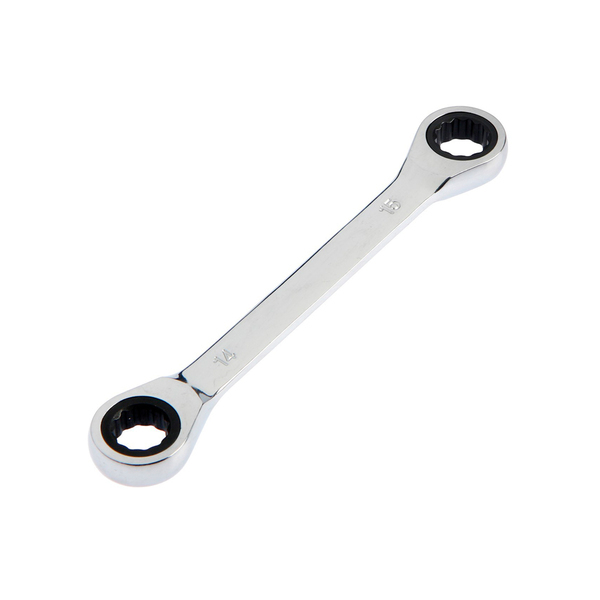 Ключ накидной трещоточный TUNDRA, CrV полированный, 72 зуба, 14х15 мм, 2354091