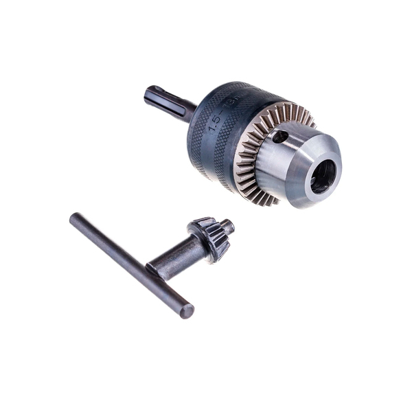 Патрон для дрели ключевой 1.5-13 мм - 1/2", адаптер SDS PLUS, Сибртех