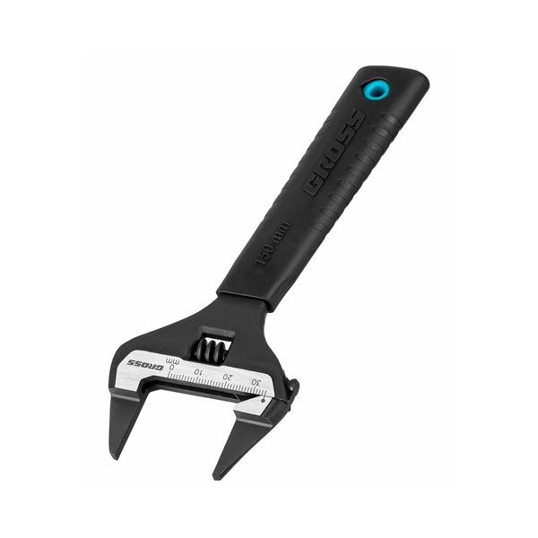 Ключ разводной 150 мм, CrV, ультратонкие губки, Gross