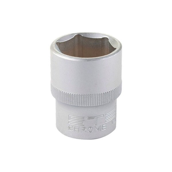 Головка торцевая 30 мм, 6-гранная, CrV, под квадрат 1/2", Stels