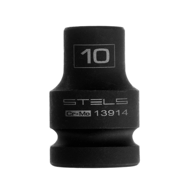 Головка ударная шестигранная 10 мм, 1/2, Cr MO, Stels